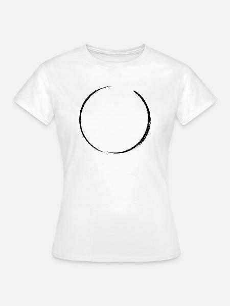 Kreis - Frauen T-Shirt - Weiß