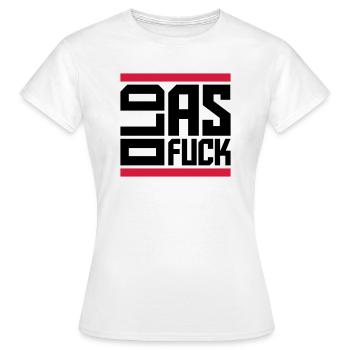 old AF Text Logo - Frauen T-Shirt - Weiß - Vorne - AI Model Female 172 dark (172cm)