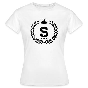 Armoiries S - T-shirt Femme - blanc - Devant - AI Model Female 172 dark (172cm)