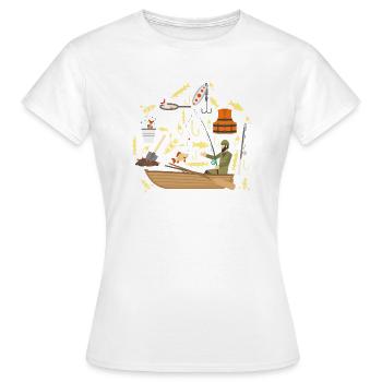 Wassersport - Frauen T-Shirt - Weiß - Vorne - AI Model Female 172 dark (172cm)