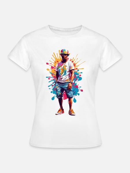 Coole Hipster - Frauen T-Shirt - Weiß