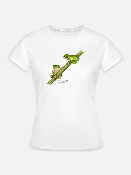 Laubfrosch - Frauen T-Shirt - Weiß