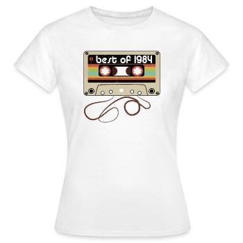 Legendärer Jahrgang 1984 - Frauen T-Shirt - Weiß - Vorne - AI Model Female 172 dark (172cm)