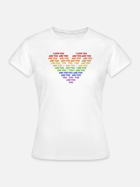 Stolz Herz - Frauen T-Shirt - Weiß