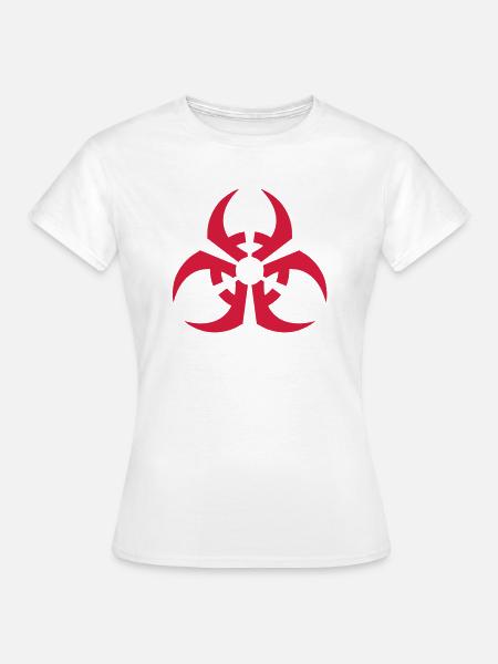 Biohazard__V001 - Frauen T-Shirt - Weiß