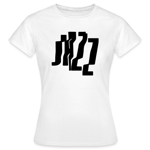 jazz typography - Koszulka damska