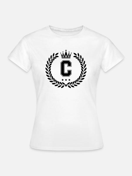 wappen C - Frauen T-Shirt - Weiß