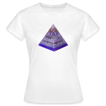 Wunscherfüllung Pyramide - Frauen T-Shirt - Weiß - Vorne - AI Model Female 172 dark (172cm)