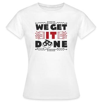 Nous faisons it-fachmann Informatiker Computer - T-shirt Femme - blanc - Devant - AI Model Female 172 dark (172cm)