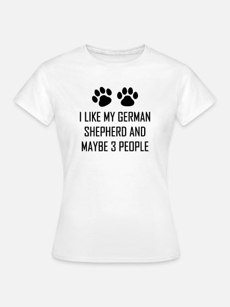 Dog Hund - Frauen T-Shirt - Weiß