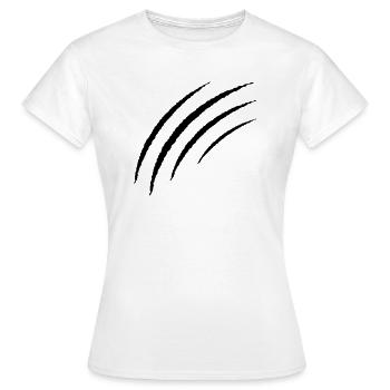 krallen - Frauen T-Shirt - Weiß - Vorne - AI Model Female 172 dark (172cm)