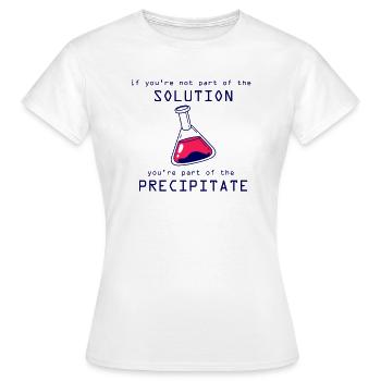 solution - T-shirt Femme - blanc - Devant - AI Model Female 172 dark (172cm)