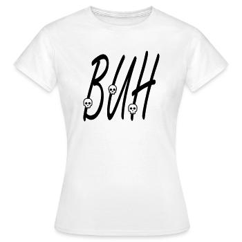 Buh - Frauen T-Shirt - Weiß - Vorne - AI Model Female 172 dark (172cm)
