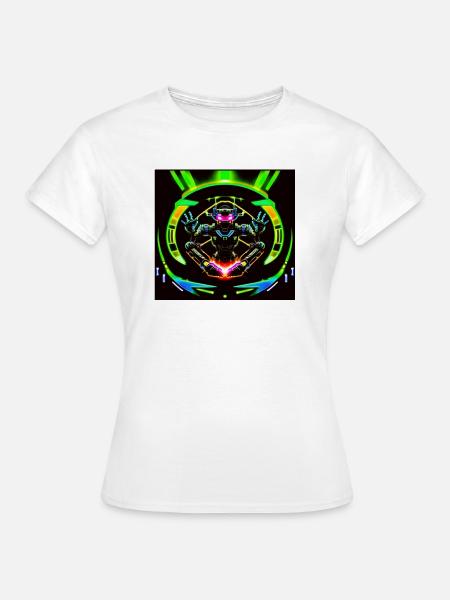 Digitalkunst - Frauen T-Shirt - Weiß