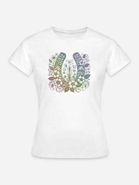 Hufeisen - Frauen T-Shirt - Weiß
