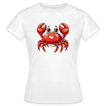 Rotes Meer Krabbe - Frauen T-Shirt - Weiß - Vorne - AI Model Female 172 dark (172cm)