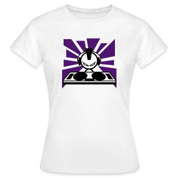 sound - Frauen T-Shirt - Weiß - Vorne - AI Model Female 172 dark (172cm)