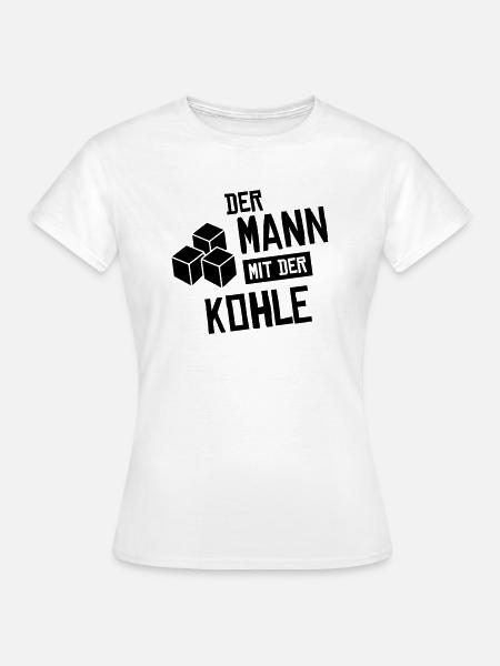 shisha mann mit kohle - Frauen T-Shirt - Weiß