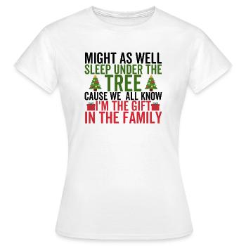Might as Well Sleep Under The Tree Cause We All - Women's T-Shirt - white - Front - AI Model Female 172 dark (172cm)