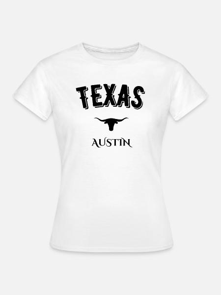 Texas Austin - Frauen T-Shirt - Weiß