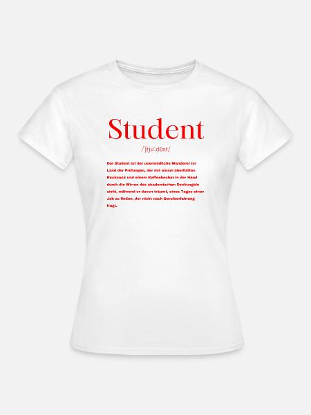 Student Definition - Frauen T-Shirt - Weiß