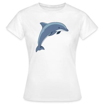 Meerestiere - Frauen T-Shirt - Weiß - Vorne - AI Model Female 172 dark (172cm)