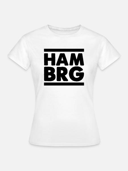 hamburg - Frauen T-Shirt - Weiß