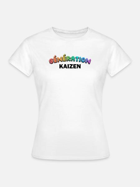 GENERATION KAIZEN XL - Frauen T-Shirt - Weiß