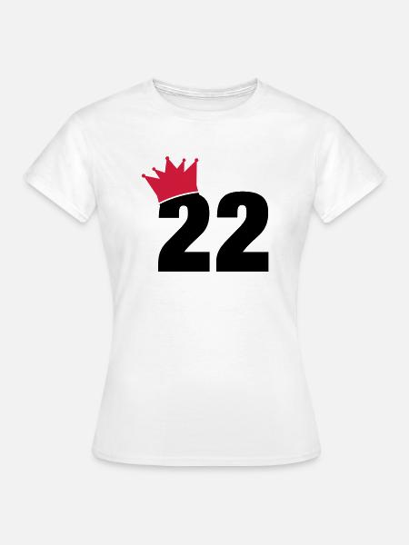 22_krone_f2 - Frauen T-Shirt - Weiß