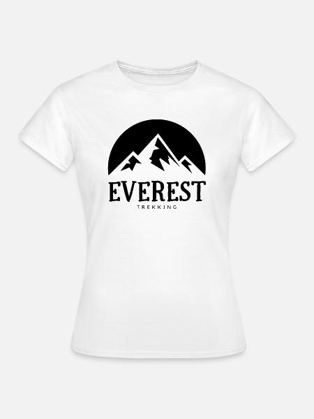 EVEREST TREKKING - Frauen T-Shirt - Weiß