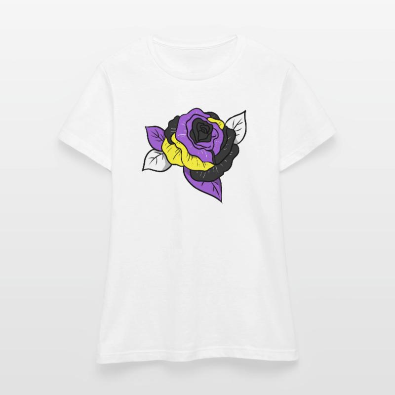 Nonbinary Pride Rose Nonbinary Pride Women's T-Shirt
