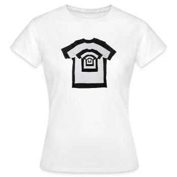 Hypnose Shirt - Frauen T-Shirt - Weiß - Vorne - AI Model Female 172 dark (172cm)