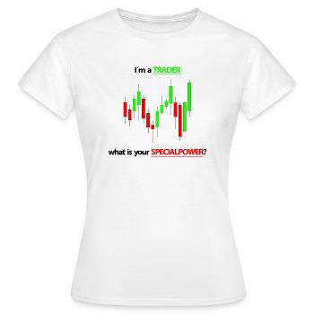 Conception de stock - T-shirt Femme - blanc - Devant - AI Model Female 172 dark (172cm)