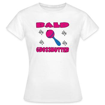KAHLE GROSSMUTTER - Frauen T-Shirt - Weiß - Vorne - AI Model Female 172 dark (172cm)