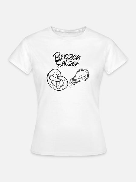 Brezen Salzer - Frauen T-Shirt - Weiß
