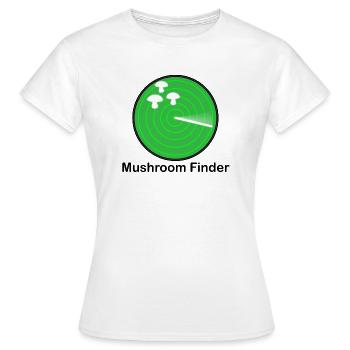 Pilz-Finder - Frauen T-Shirt - Weiß - Vorne - AI Model Female 172 dark (172cm)