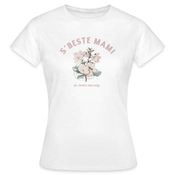 S beste mami för immer ond ewig - Frauen T-Shirt - Weiß - Vorne - AI Model Female 172 dark (172cm)