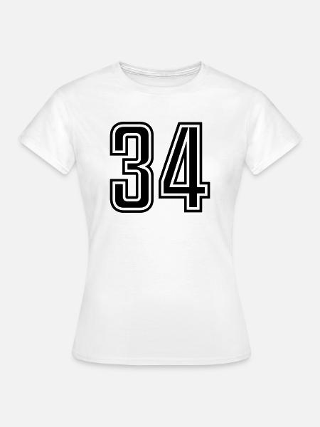 34 - Frauen T-Shirt - Weiß
