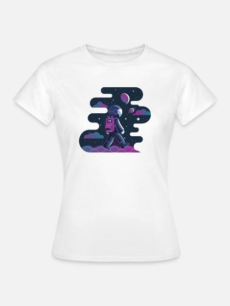 Himmlischer Wanderer - Frauen T-Shirt - Weiß