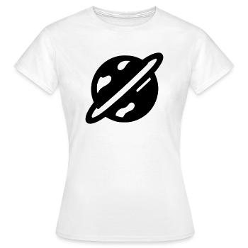 Planète - T-shirt Femme - blanc - Devant - AI Model Female 172 dark (172cm)