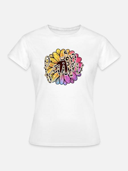 Glaube - Frauen T-Shirt - Weiß