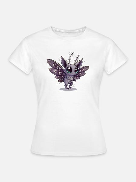 kryptider Mottenmann - Frauen T-Shirt - Weiß