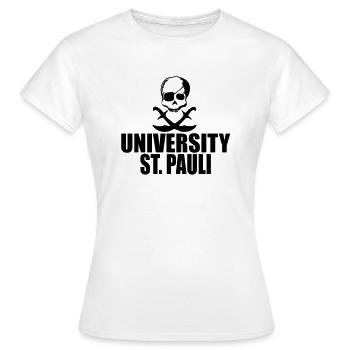 université de St Pauli - T-shirt Femme - blanc - Devant - AI Model Female 172 dark (172cm)