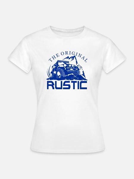 DAS ORIGINAL RUSTIKAL - Frauen T-Shirt - Weiß