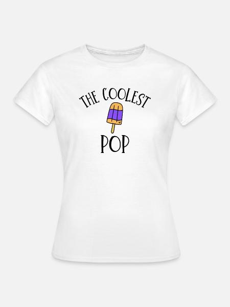 DER COOLSTE POP - Frauen T-Shirt - Weiß