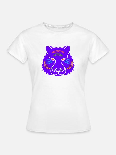 Symbol eines indischen Tigers - Frauen T-Shirt - Weiß