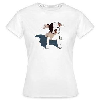 Mignon bébé Pitbull - T-shirt Femme - blanc - Devant - AI Model Female 172 dark (172cm)