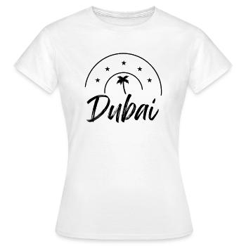 Dubai - Frauen T-Shirt - Weiß - Vorne - AI Model Female 172 dark (172cm)