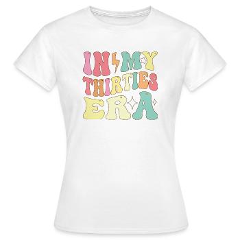 Nouveaux Cadeaux D’anniversaire 30 Années 30 Pour Hommes, Femmes - T-shirt Femme - blanc - Devant - AI Model Female 172 dark (172cm)