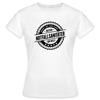 Bester Notfallsanitäter - Frauen T-Shirt - Weiß - Vorne - AI Model Female 172 dark (172cm)